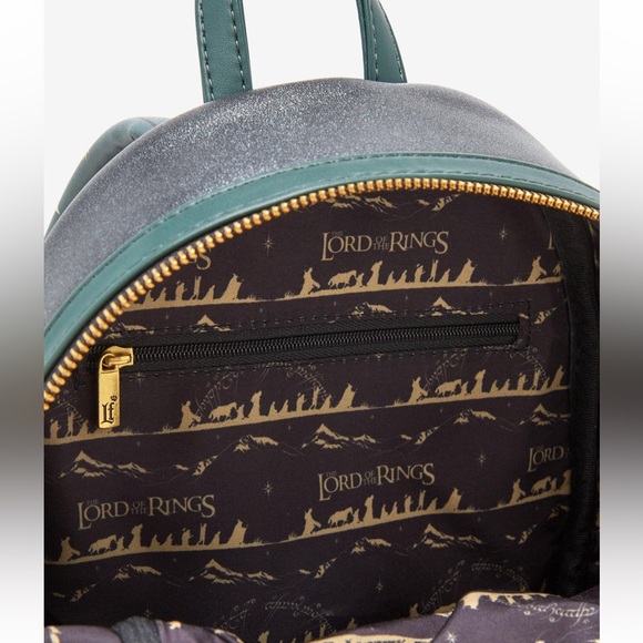 Loungefly The Lord of the Rings Doors of Durin Glow-in-the-Dark Mini Backpack - Picture 4 of 4